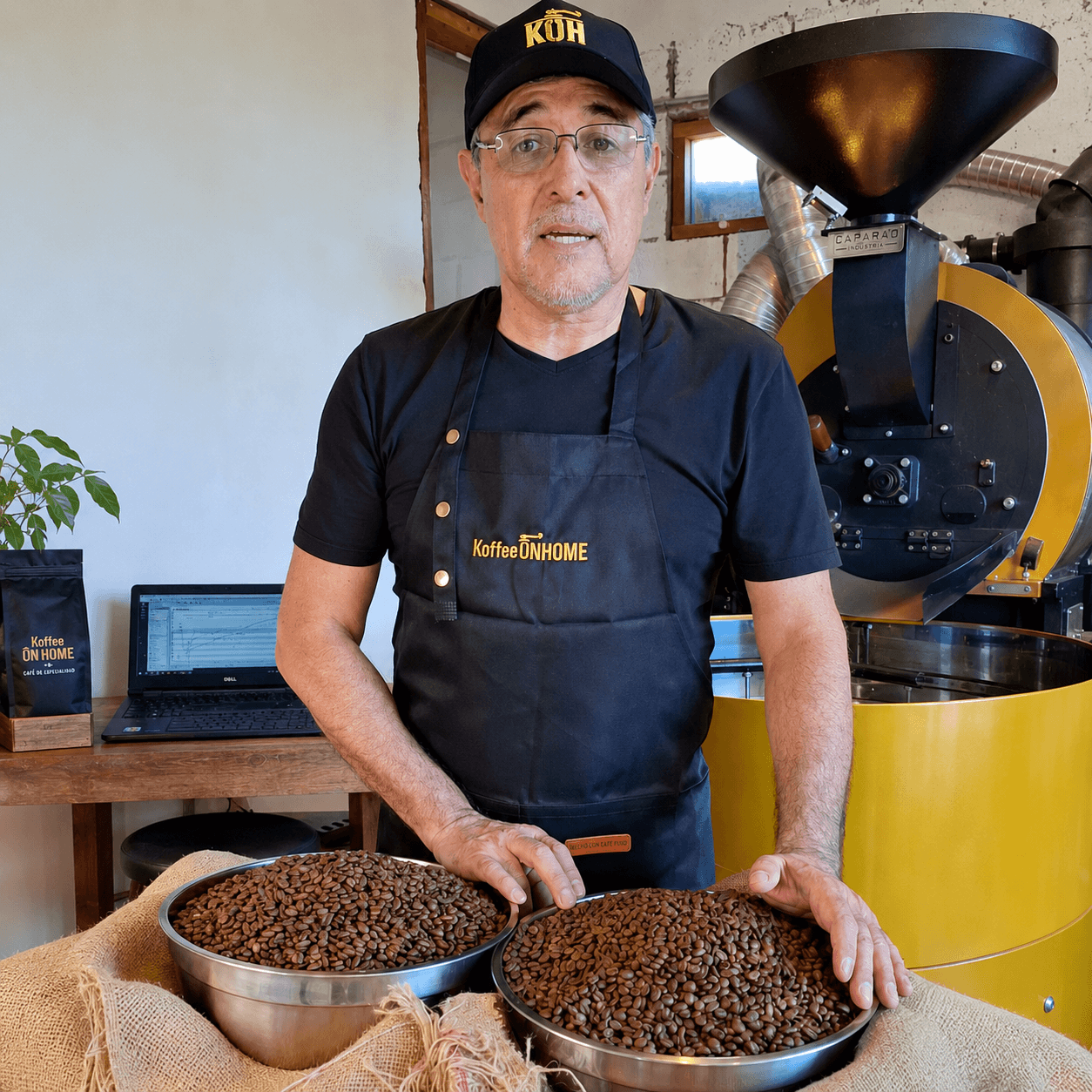 Waldo, maestro tostador de Koffee on Home